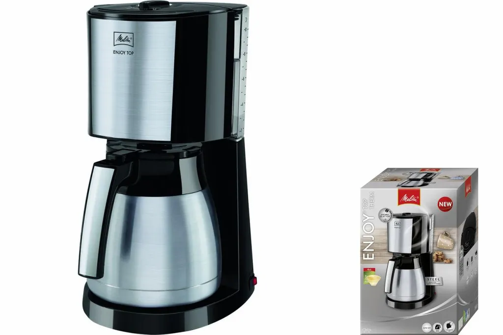 MELITTA Kaffeeautomat 1017-08 10Tassen Thermokanne 1000Watt Schwarz – Bild 13