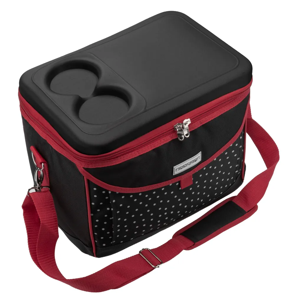 Anndora Kühlbox Kühltasche Klein Schwarz Weiß 35 X 24 X 27 Cm- Snövit - Schwarz Weiss – Bild 6