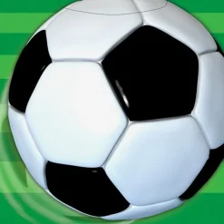 Unique 3D-Fussballtasche 8 Stück Grün-schwarz-weiss