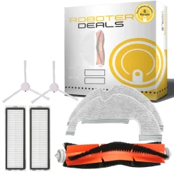 Roboter-Deals Zubehör Set (Ersatzteile Kit) Für Dreame D10 Plus (1x Hauptbürste, 2x Filter, 2x Pad, 2x Seitenbürste)