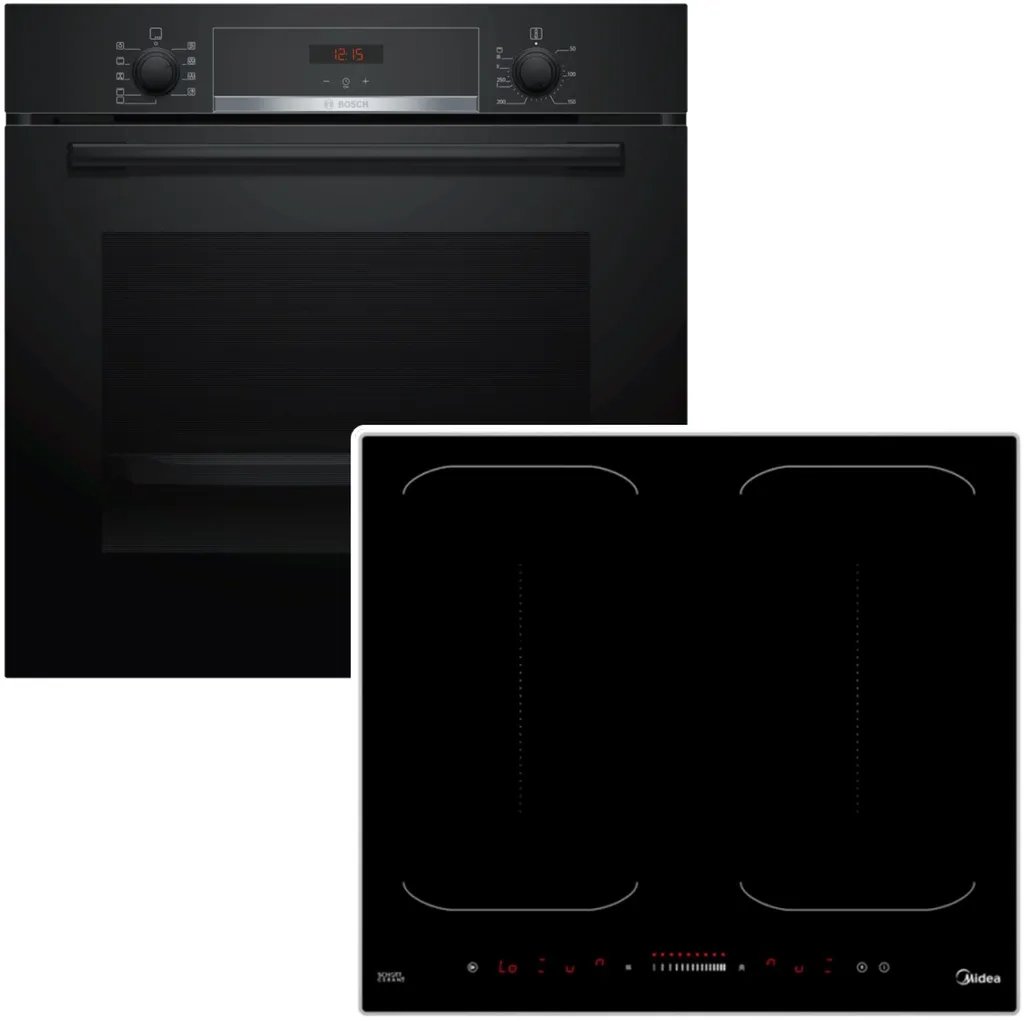 Herdset BOSCH Backofen Mit Induktionskochfeld - Autark, 60cm – Bild 2