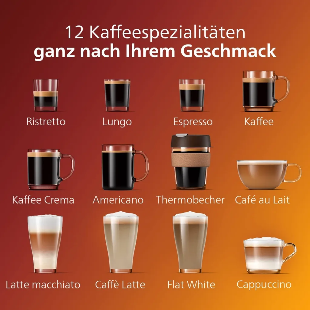 Rubies Does Not Apply Philips Series 5400 Kaffeevollautomat – Lattego Milchsystem, 12 Kaffeespezialitäten, Intuitives Display, 4 Benutzerprofile, Chrom (EP5447/90), Chrom / Einzigartig – Bild 12