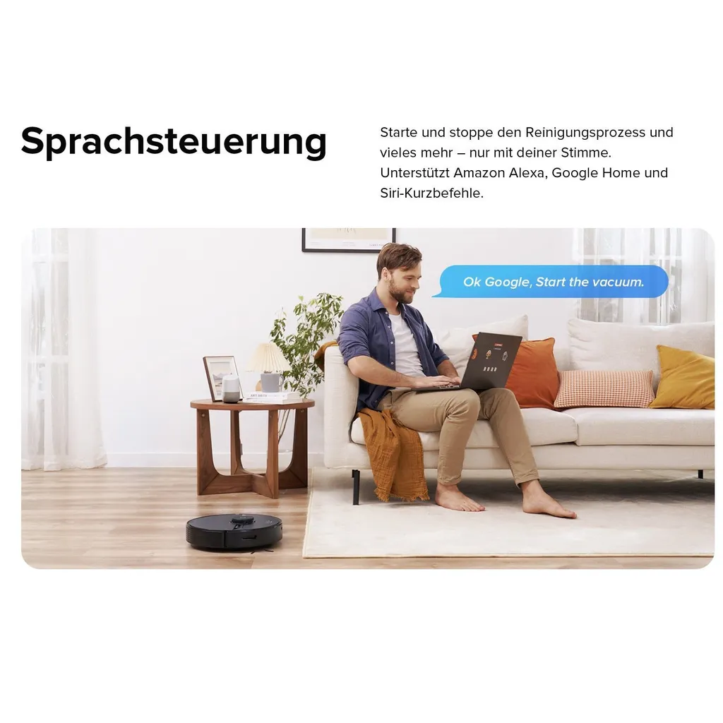 Roborock Q7 Vacuum Cleaner Saug- Wischroboter LiDAR Navigation 2700Pa – Bild 7