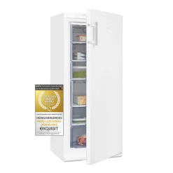 Exquisit Gefrierschrank GS22-H-280E Weiss | Standgerät | 202 L Volumen | Weiß