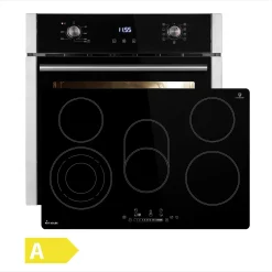 KKT KOLBE Küchentechnik Backofen Und Kochfeld SET8010_77RL