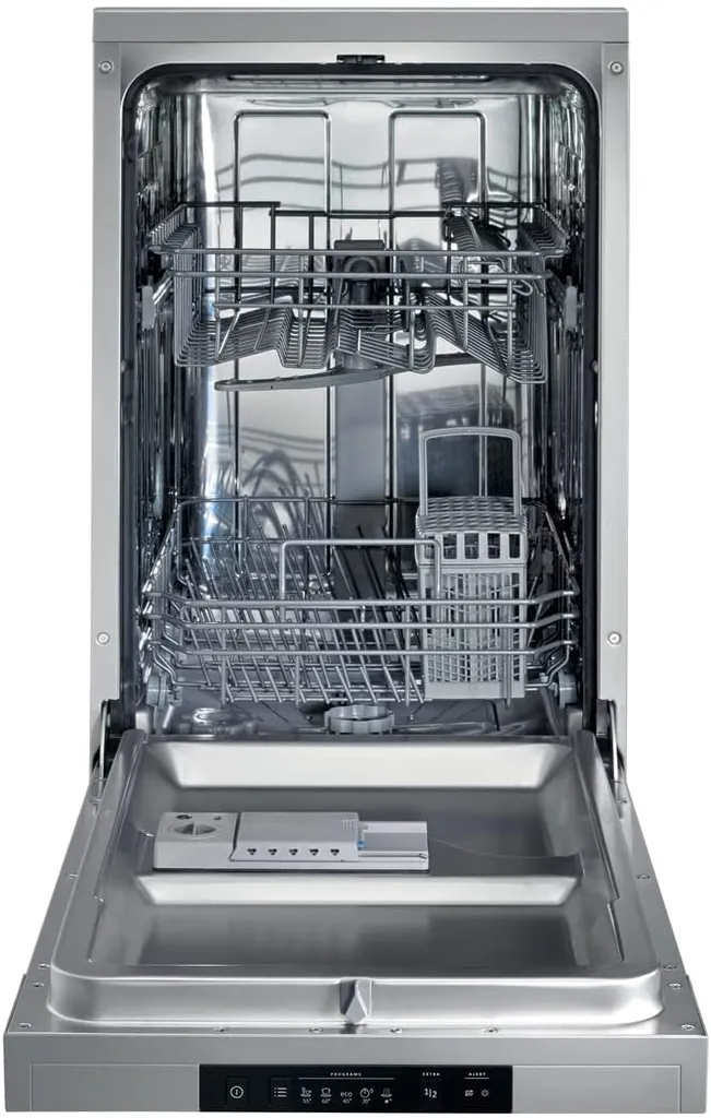 Gorenje GS520E15S Freistehender Geschirrspüler 45 Cm - Edelstahlfront - 4 Programme - 9 Maßgedecke - Edelstahlwanne - Besteckkorb - AquaStop – Bild 4