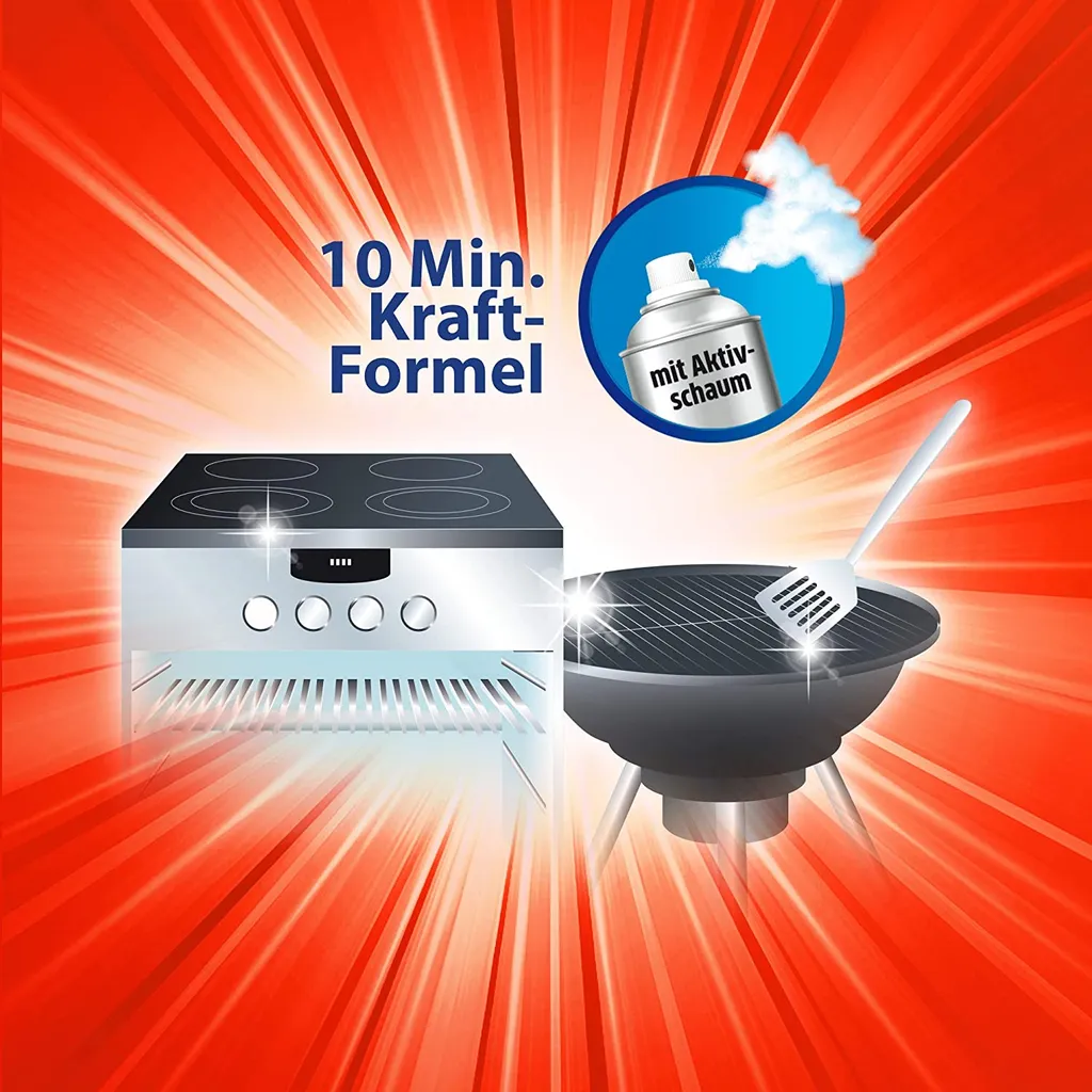Henkel Sidol Bref Power Backofen & Grill Reiniger 500ml-10 Min. Kraft-Formel – Bild 8