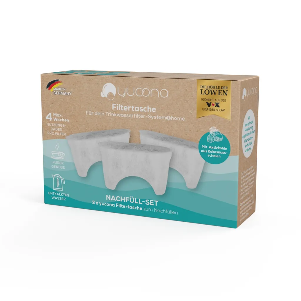 Maxxworld Wasserfilter Kartuschen Filtertaschen Brita Maxtra Yucona 3er Nachfüllset