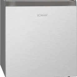 Bomann® Gefrierschrank, 34L Nutzinhalt, Mini Gefrierschrank Mit Herausnehmbarer Glasablage, Gefrierschrank Mit Wechselbarem Türanschlag & Stufenloser Temperaturreglung - GB 7246 Inox