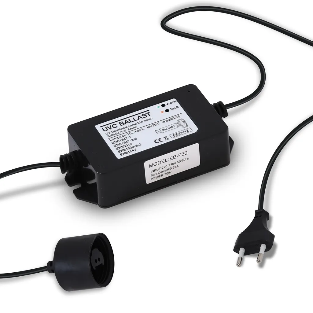 Bellerofonte UV Entkeimungsanlage Für Wasser Mit UVC Licht 30 Watt Kapazität 16 Liter Pro Minute Für Umkehrosmose Und Wasserfilteranlagen UVC-Entkeimung – Bild 6