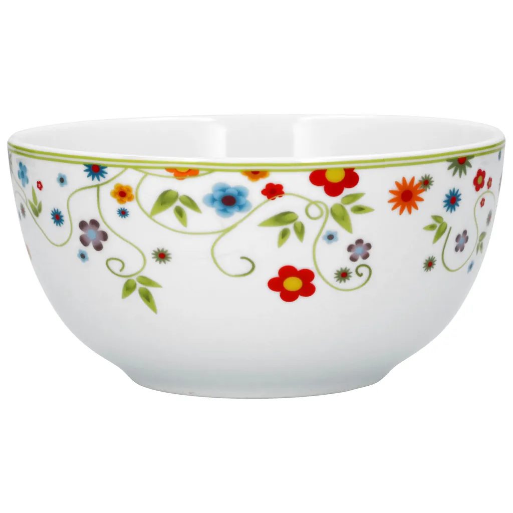 Van-Well Van Well Frühstücksset 18-tlg. Für 6 Personen Serie Vario Porzellan - Farbe Wählbar, Farbe:flowers – Bild 5