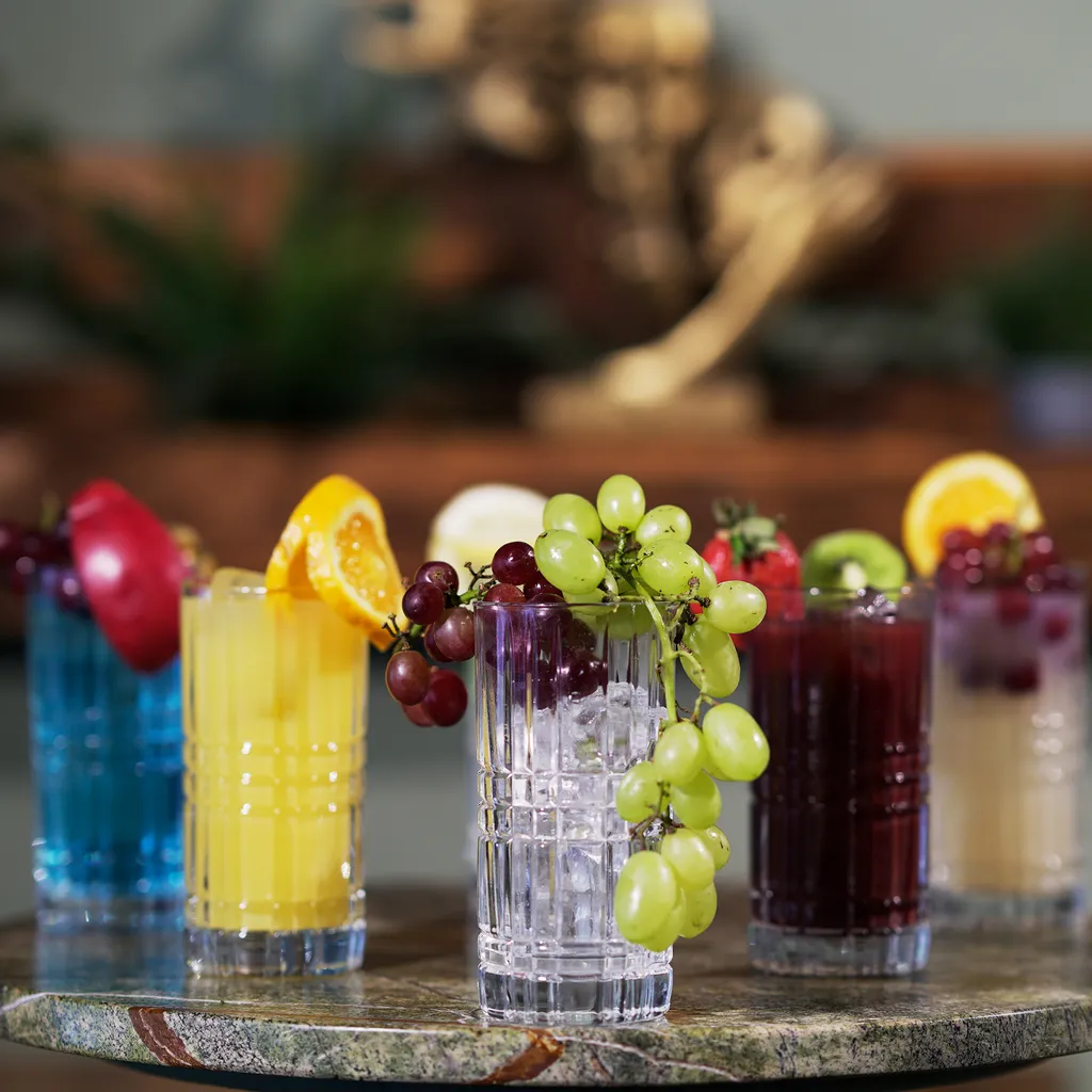 Kadum Cocktailgläser 6er Set Longdrinkgläser 360 Ml Longdrinkbecher Gläser Longdrink – Bild 6