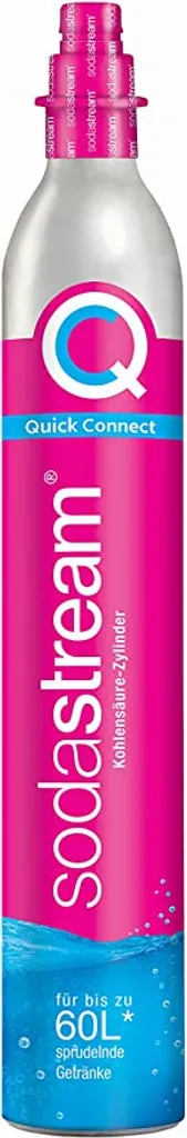 Sodastream Quick Connect Reservezylinder 60 L + 1 Glasflasche – Bild 5