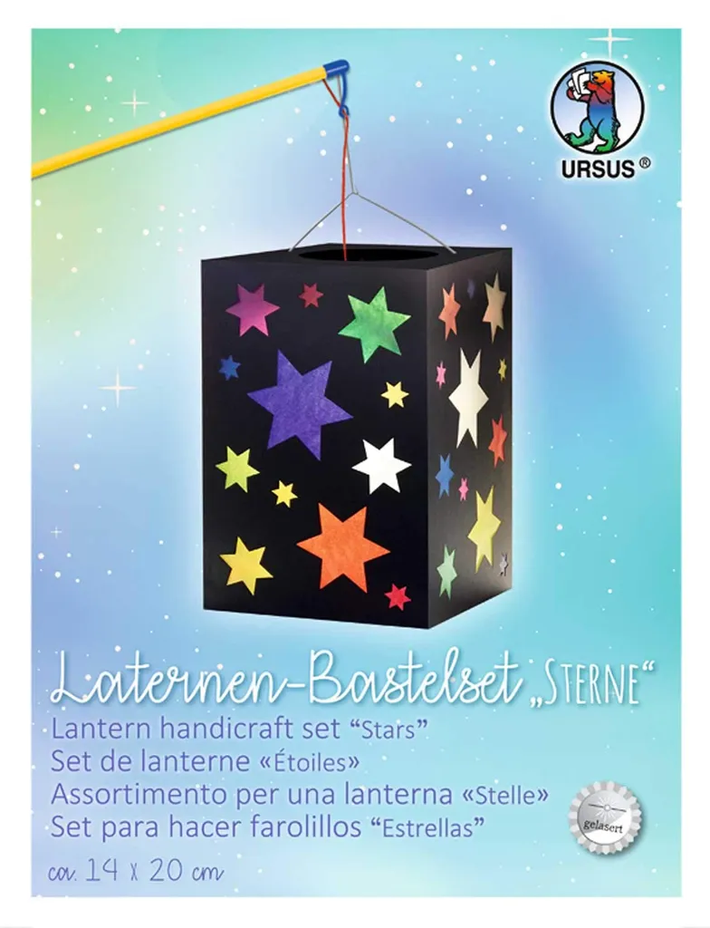 Buntpapierfabrik Ludwig Bähr URSUS Laternen-Bastelset "Sterne" – Bild 2