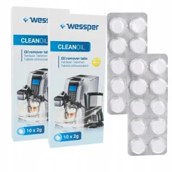 Wessper 20 Stück Reinigungstabletten Für Alle Kaffeevollautomaten Und Kaffeemaschinen