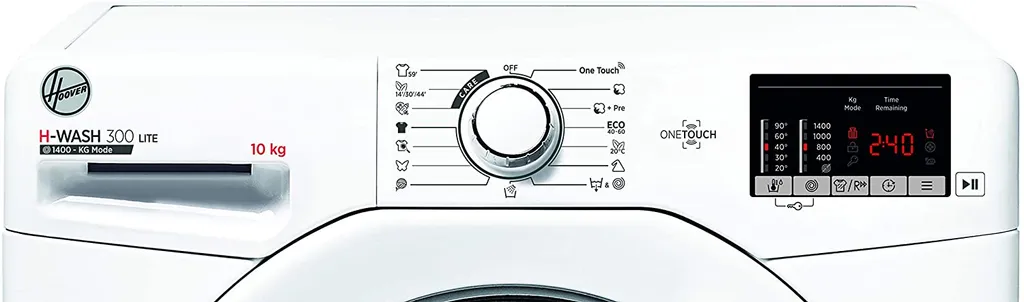 Hoover H-WASH 300 H3W4 4102DE/1-S Waschmaschine / 10 Kg / 1400 U/Min / Smarte Bedienung Mit NFC-Technologie / Symbolblende / Minutengenaue Restlaufzeitanzeige – Bild 3