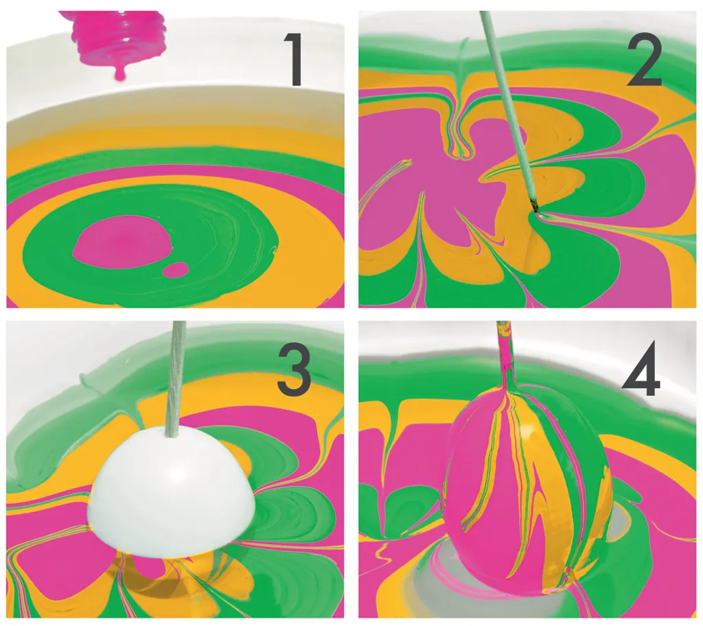 Marabu Marmorierfarben-Set Easy Marble "Fresh Easter Box" – Bild 3