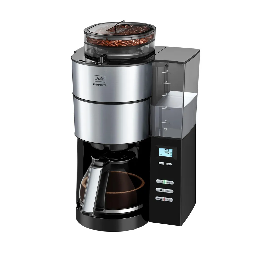 MELITTA 1021-02 Aroma Fresh Kaffeeautomat Mit Timer Und Mahlwerk Schwarz, Farbe:Schwarz – Bild 14
