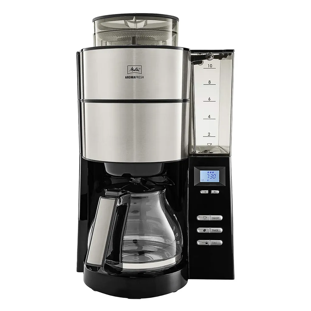 MELITTA 1021-02 Aroma Fresh Kaffeeautomat Mit Timer Und Mahlwerk Schwarz, Farbe:Schwarz – Bild 2