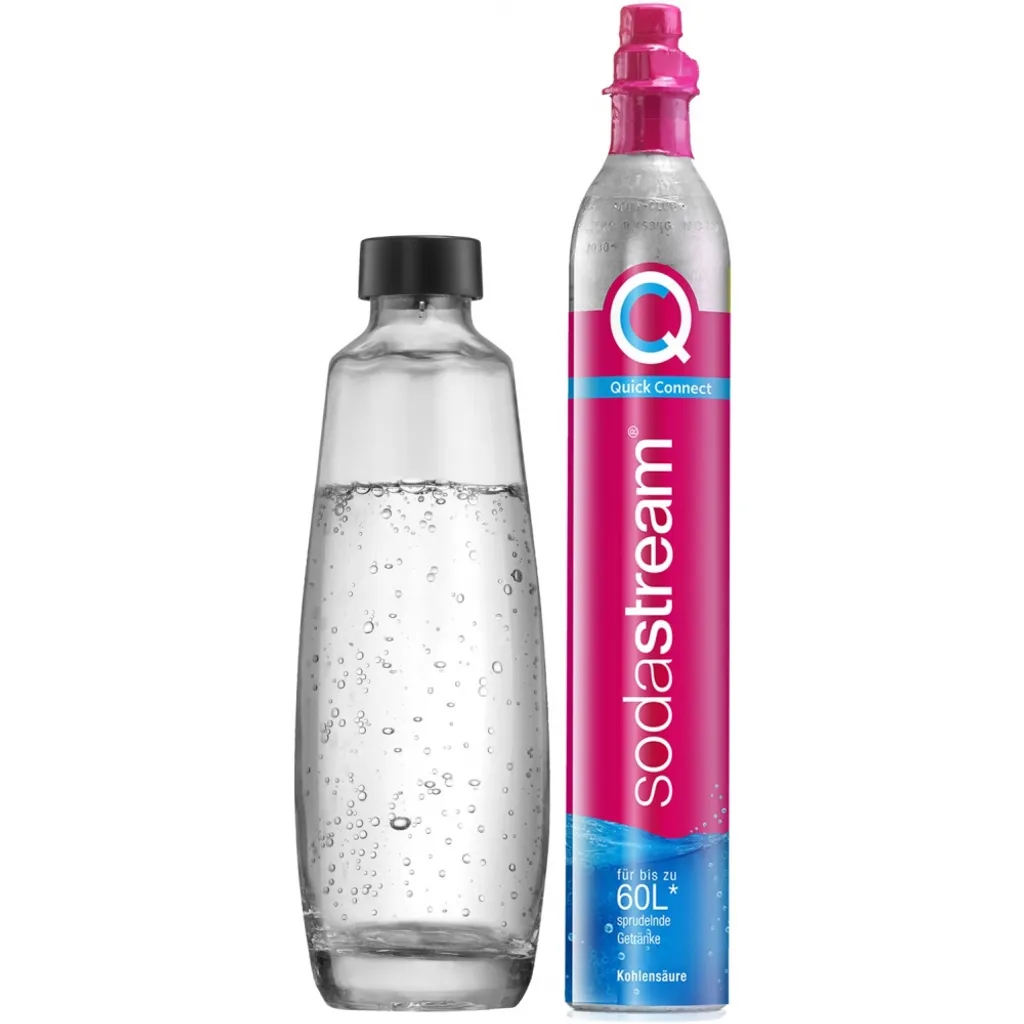 Sodastream Quick Connect Reservezylinder 60 L + 1 Glasflasche – Bild 6