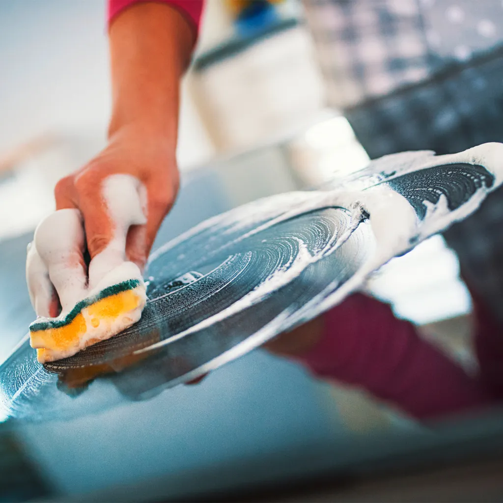 Dr.Beckmann Dr. Beckmann Kochfeld Kraft-Reiniger | Glaskeramik-Reiniger Gegen Eingebranntes Und Fett | Mit Natürlichen Polierperlen Und Aktivkohle | 6x 250 Ml – Bild 3
