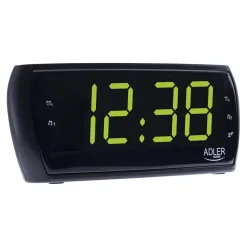 Adler Uhrenradio Radiowecker Mit Extragroßem Display, Dimmbar / Snooze Funktion