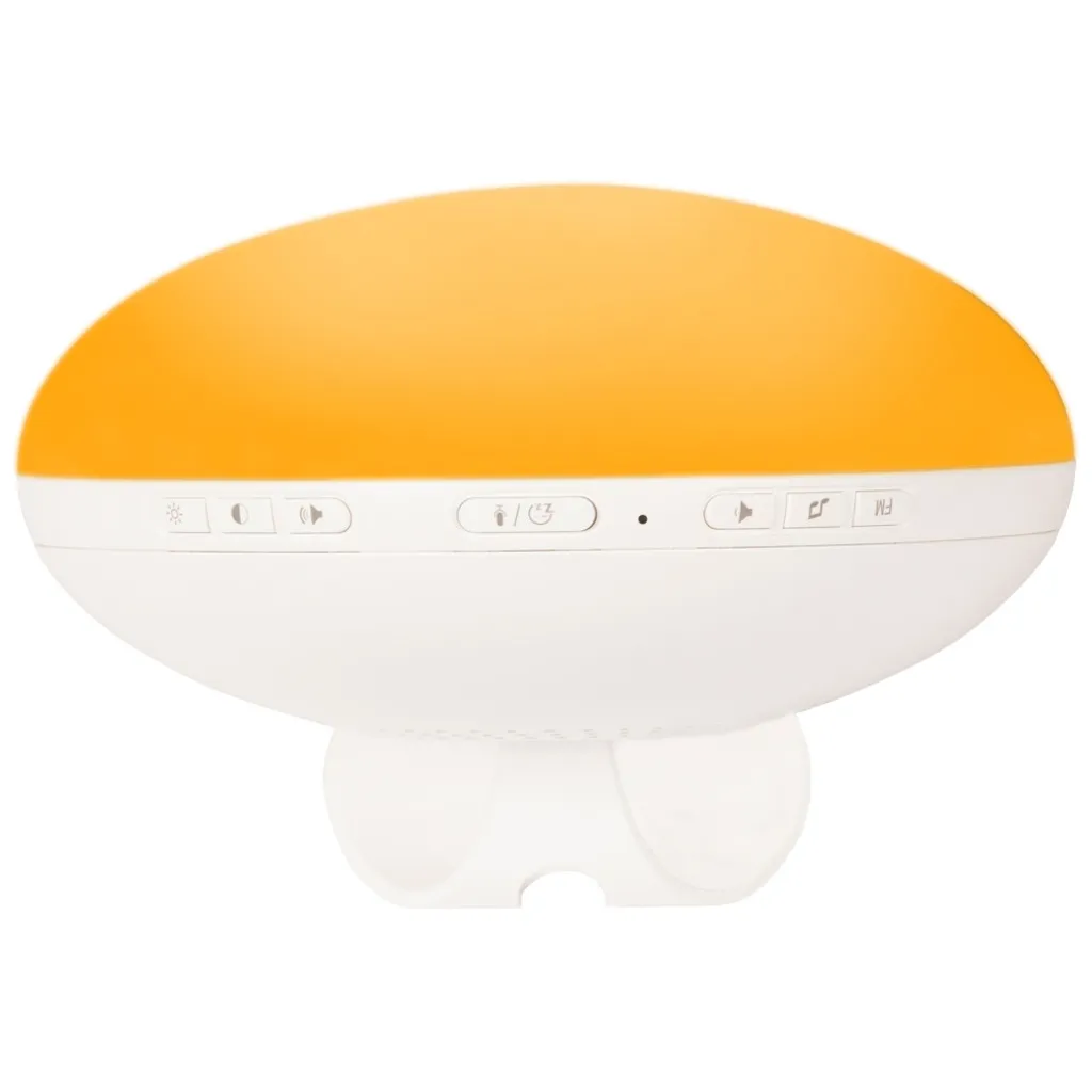 Silvergear® Lichtwecker | Dimmbar Wake Up Licht | Mit 30 Helligkeitsstufen , 6 Lichtfarben Und Verschiedene Natürliche Alarmtöne | Weiß – Bild 6