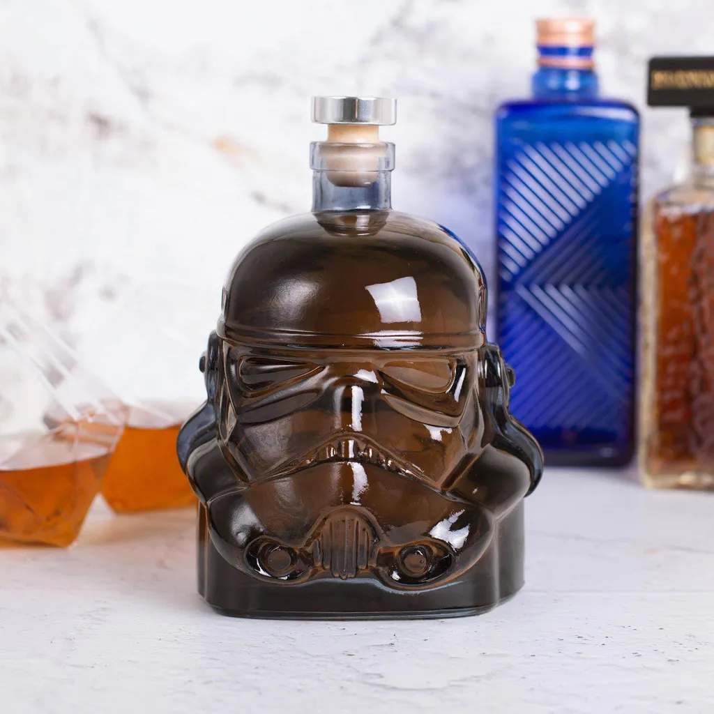 ThumbsUp! Karaffe Stormtrooper Glas 750ml Korken Schwarz – Bild 4