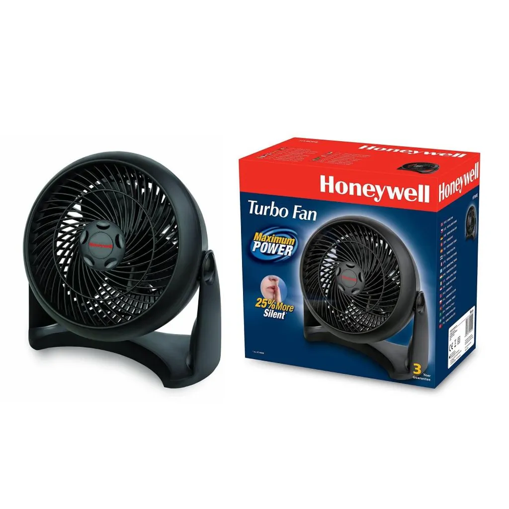 Honeywell HT-900E Kraftvoller Und Geräuscharmer Turbo-Ventilator, Schwarz – Bild 8