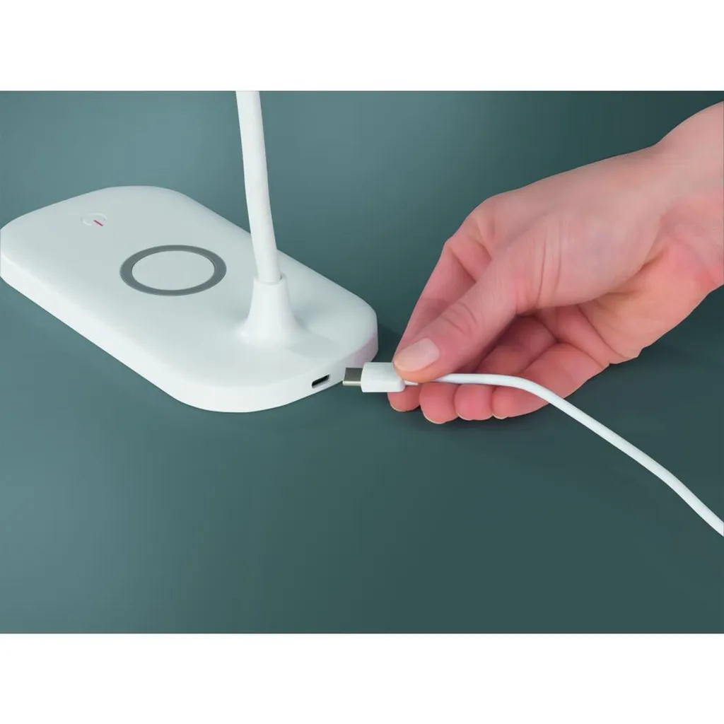 Maxxworld MAXXMEE LED-Tischleuchte Mit Wireless Charging - 3 Farbtemperaturen LED Tischleuchte Tischlampe Lampe USB Leuchte Wireless Touchfunktion Leselampe – Bild 10