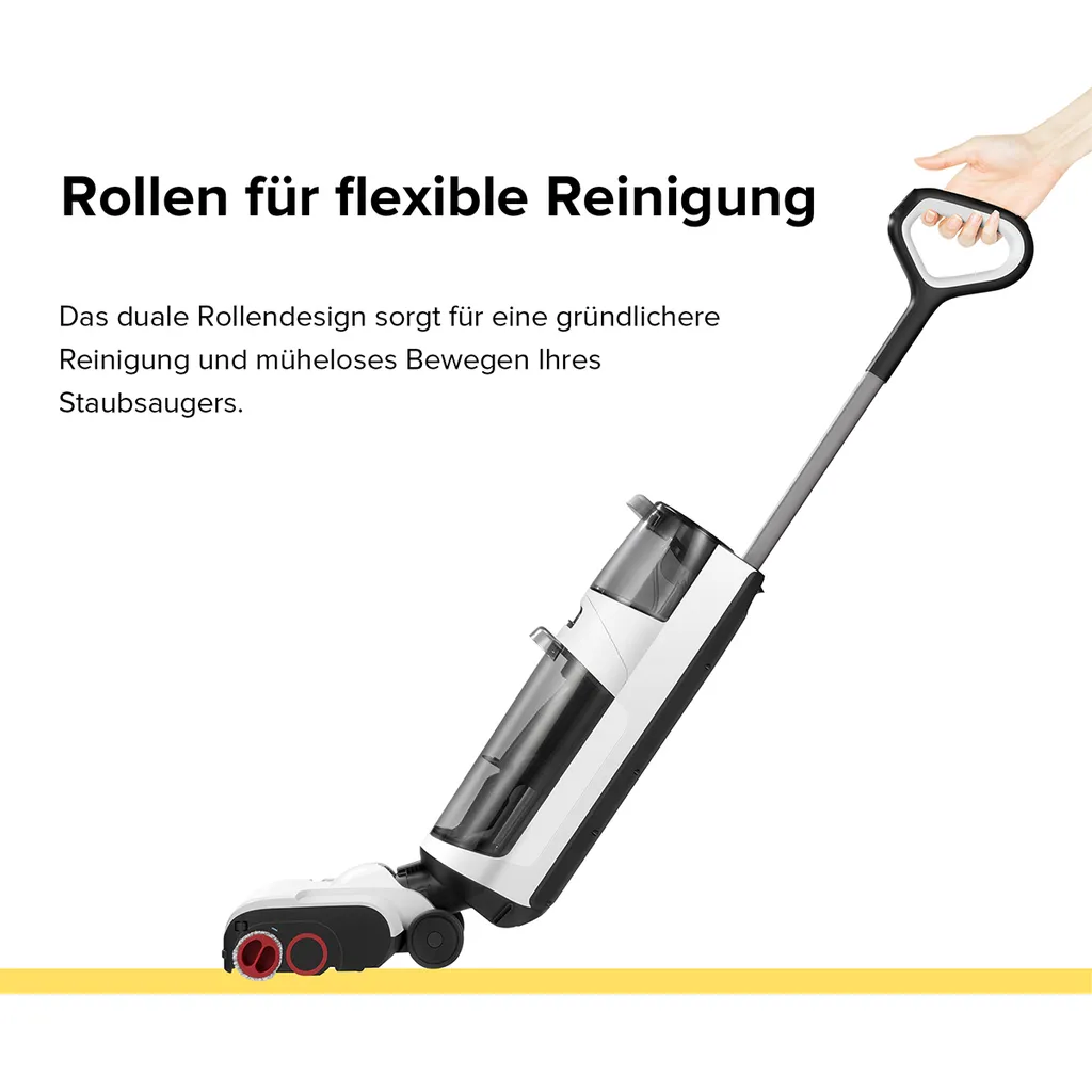 Roborock Dyad Pro Nass- & Trockensauger,260 W,17000Pa ,Doppelbürste,Extreme Kante 1mm,Selbsttrocknende Rollen,mit Selbstzuführendes Waschmittel – Bild 3
