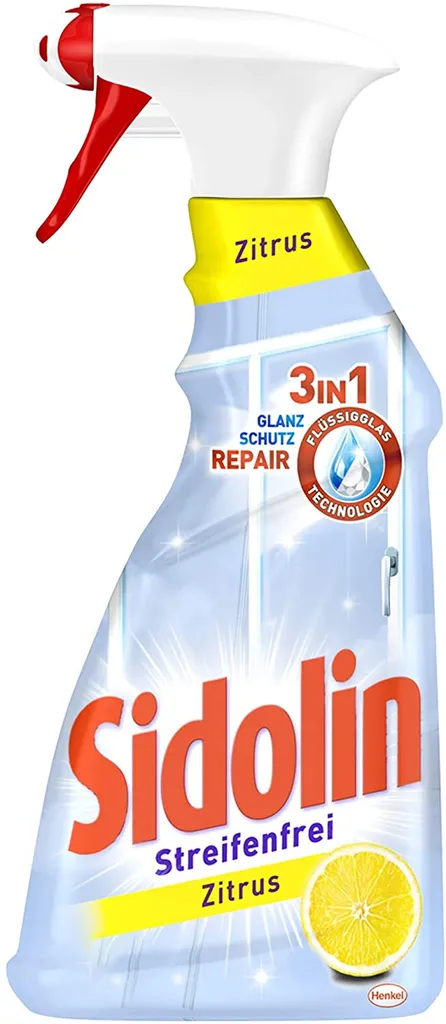 Henkel Sidolin Streifenfrei Zitrus 500ml - Glasreiniger, Fensterreiniger (1er Pack) – Bild 2