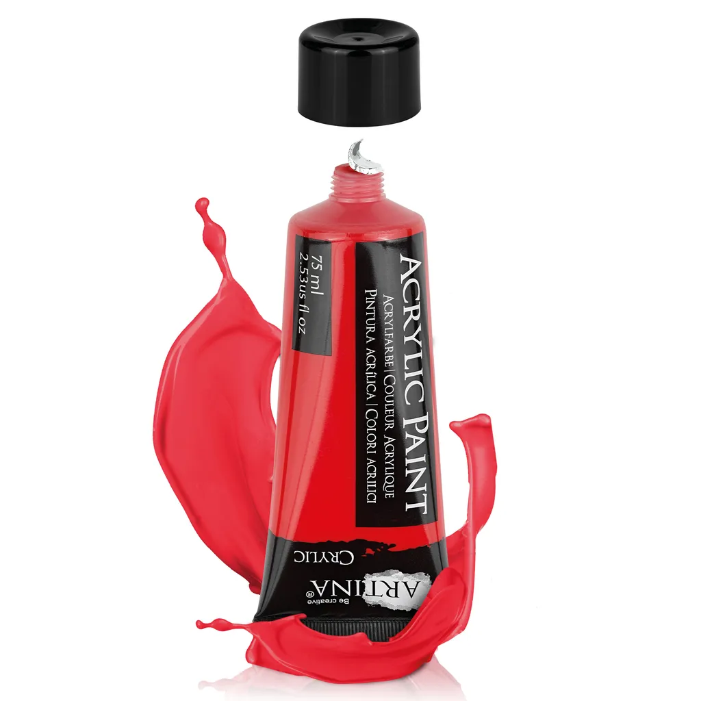 Artina Acrylfarbenset Mit 4 Metallic Acrylfarben Bergamo (27tlg) – Bild 4