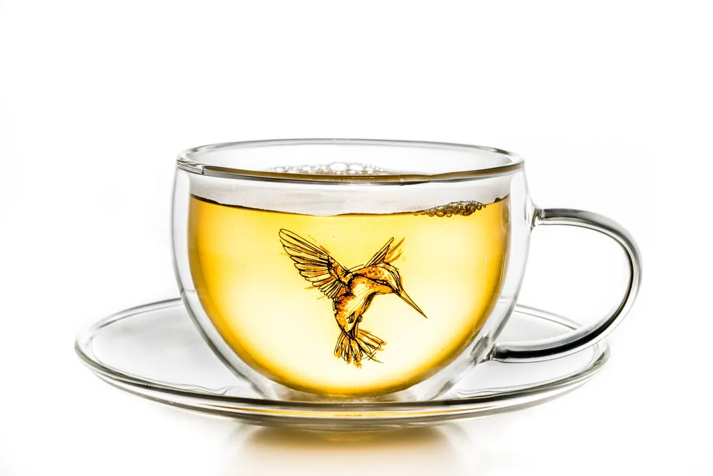 Creano 6er-Set Thermo-Tasses "Hummi" Für Tee/Latte Macchiato, Doppelwandig, Mit Kolibri-Muster | 250ml In Exklusiver Geschenkpackung – Bild 7