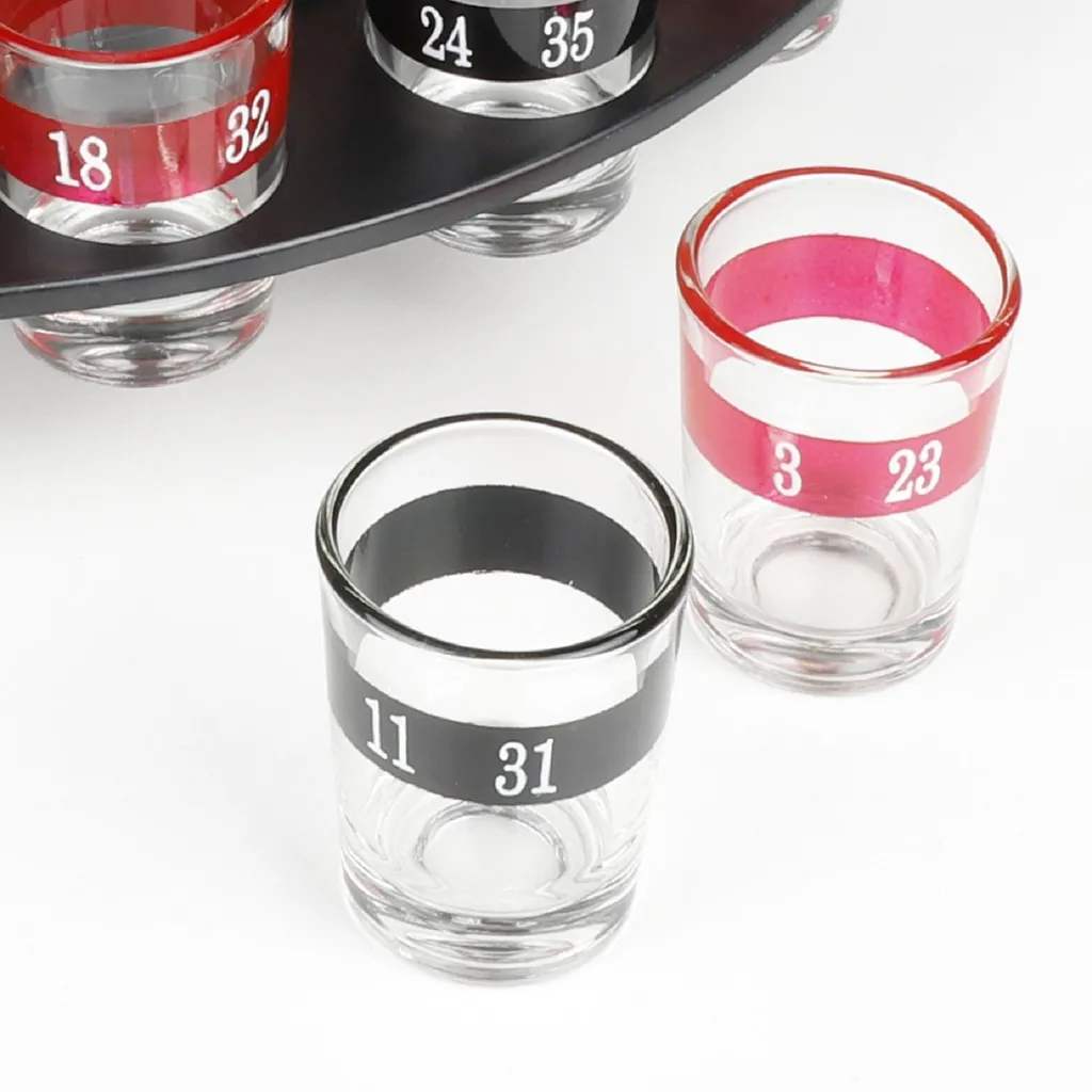 Haushalt International HI Roulette-Trinkspiel Roulette Schwarz – Bild 4