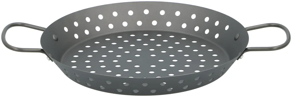 Jamie Oliver Grillpfanne - Antihaft - Mit Griffen - Spülmaschinenfest - Ø 30cm - Kohlenstoffstahl – Bild 3