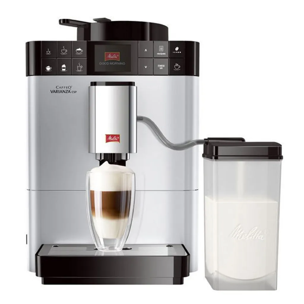 Melitta Caffeo Varianza CSP F570-101 Kaffeevollautomat Mit Milchbehälter, One Touch Funktion - Silber – Bild 17