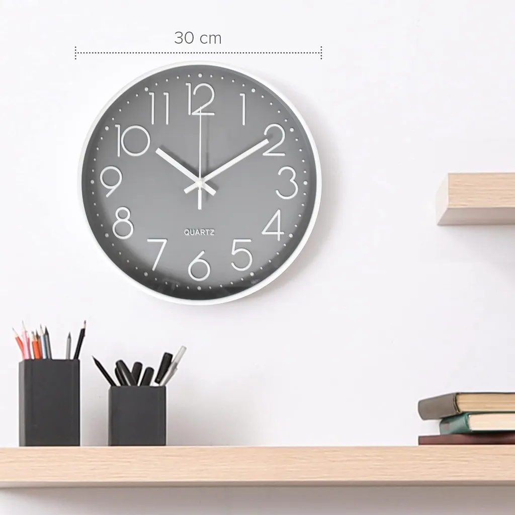 Joeji's Kitchen JOEJI’S KITCHEN Wanduhr »Joejis Schöne Wanduhr Ohne Tickgeräusche Wanduhr Groß Wanduhr Modern Wanduhr Vintage Wanduhr Stylische Küchenuhr Wand Uhr Küche – Bild 2