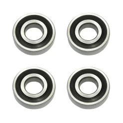 Oswald Transportgeräte 4 Stück Rillenkugellager 6203 17 X 40 X 12 Mm 2RS Kunststoffdichtung