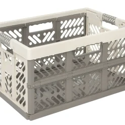 Keeeper Profi-Klappbox "ben", 45 Liter, PP, Creme / Taupe