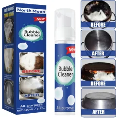 YisibaihTao 100ml Reiniger Küchen Fettlöser, Leistungsstarker Fleckenentferner Küchenreiniger, Fettreiniger Fettfleckenentfernung