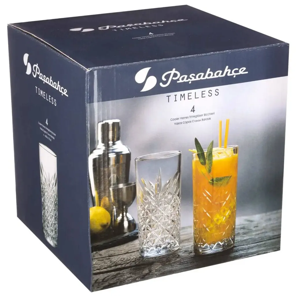 Pasabahce Timesless 4 Trinkgläser Longdrinks Cocktailgläser 450 Ml 52800 – Bild 7