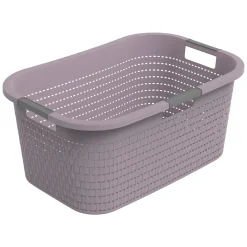 ROTHO Wäschekorb 40 L COUNTRY, Farbe:Nordic Purple