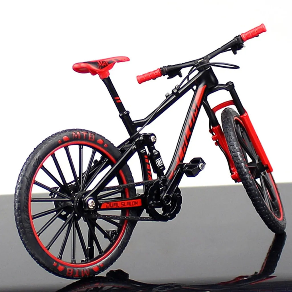Jesunfuzhu Mini Finger Rote Fahrräder Mini Extreme Sport Finger Fahrrad Zubehör Metall Spielzeug Kreative Geschenke – Bild 2