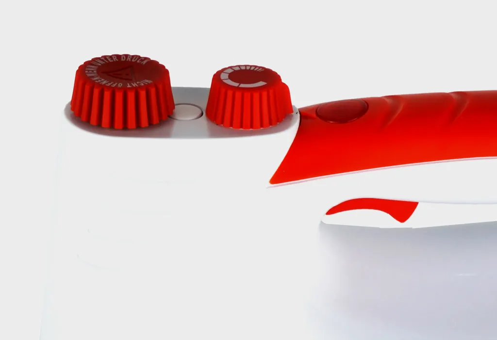 Rotel Professional Extra Edelstahlsohle Dampfbügeleisen 800 W Rot – Bild 6