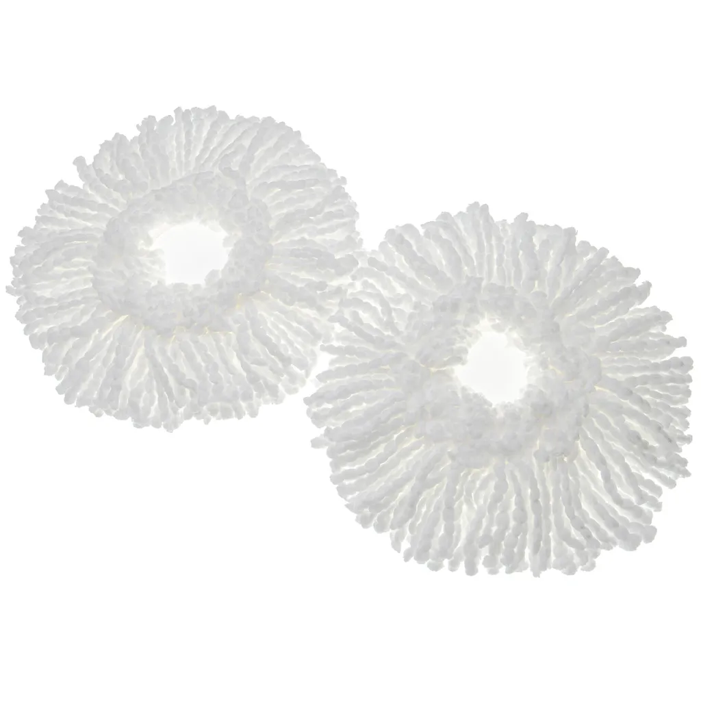 Vhbw 2x Wischbezug Ersatz Für Leifheit 52094 Für Wischmopp - Ersatzkopf, Mikrofaser, Weiß – Bild 2