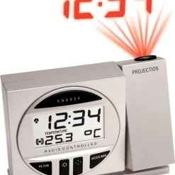 Techno Line PROJEKTIONS-UHR FUNK-WECKER FUNKUHR TEMPERATUR FUNKWECKER TECHNOLINE WT 590/mit Batterie
