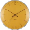 Karlsson Wanduhr 'Dragonfly' Aluminium Curry-gelb, Ø 40 Cm