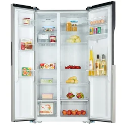 PKM Side By Side Sbs 528.4Nf Inox Design 538 Liter, No Frost, Kühl-/Gefrierkombination