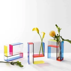 MoMA Neon-Vase »Piet« Nach Piet Mondrian.